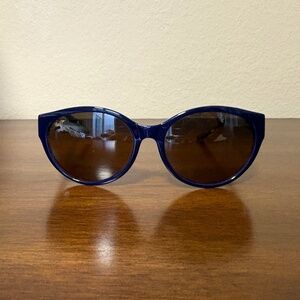 Maui Jim Polarized Cat Eye Sunglasses Blue Tortoise | Women’s Designer-NWOT